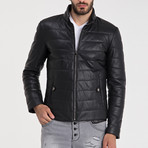 Erdemli Leather Jacket // Black (L)