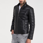 Erdemli Leather Jacket // Black (2XL)