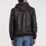 Brogan Leather Jacket // Brown (S)