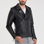 Uzunkopru Leather Jacket // Black (XL)
