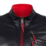 Silifke Leather Jacket // Black (L)