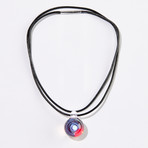 Galaxy Globe Necklace (Blue)