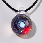 Galaxy Globe Necklace (Blue)