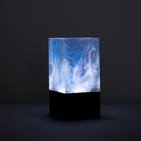 Resin Table Lamp // Ice (Bulb + Base)