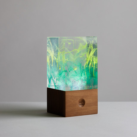 Resin Table Lamp // Aurora (Bulb + Base)