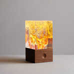 Resin Table Lamp // Fire (Bulb + Base)
