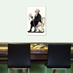 George Washington On The Toilet // WyattDesign (26"W x 40"H x 1.5"D)