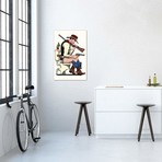 Cowboy On The Toilet // WyattDesign (26"W x 40"H x 1.5"D)