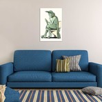 Statue Of Liberty On The Toilet // WyattDesign (26"W x 40"H x 1.5"D)