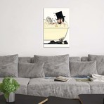 Abraham Lincoln In The Bath // WyattDesign (26"W x 40"H x 1.5"D)