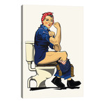 We Can Do It Loo On The Toilet // WyattDesign (26"W x 40"H x 1.5"D)