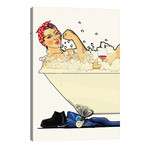 We Can Do It In The Bath // WyattDesign (26"W x 40"H x 1.5"D)