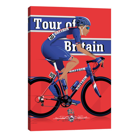 Tour Of Britain // WyattDesign (26"W x 40"H x 1.5"D)