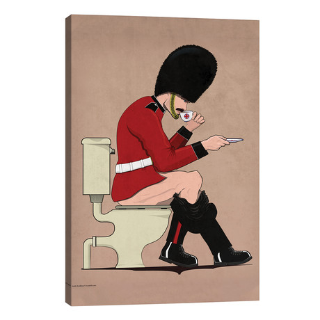 British Soldier On The Toilet // WyattDesign