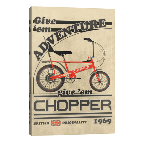 Chopper Bicycle Vintage Advert // WyattDesign