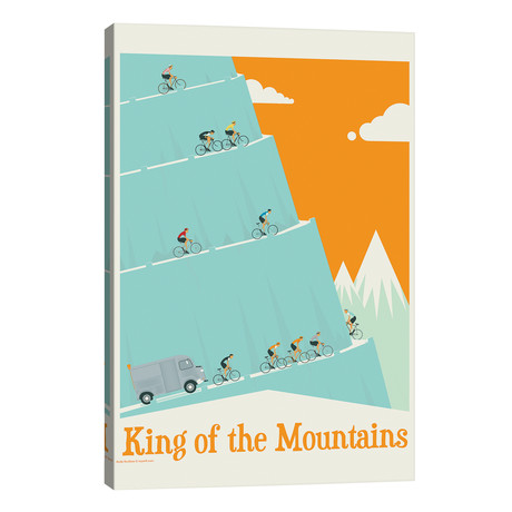 King Of The Mountains // WyattDesign (26"W x 40"H x 1.5"D)