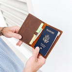 Passport Travel Wallet // Surf Mobile (Coffee)