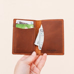 Whiskey Wallet // Surf Mobile Stamp (Coffee)