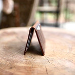 Whiskey Wallet // Shaka Stamp (Coffee)