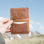 Whiskey Wallet // Shaka Stamp (Coffee)