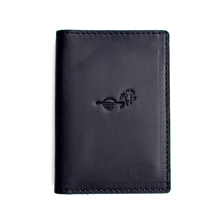 Whiskey Wallet // Saltwater Scene Stamp (Coffee)