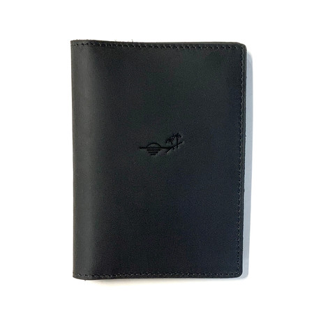 Passport Travel Wallet // Saltwater Stamp (Coffee)