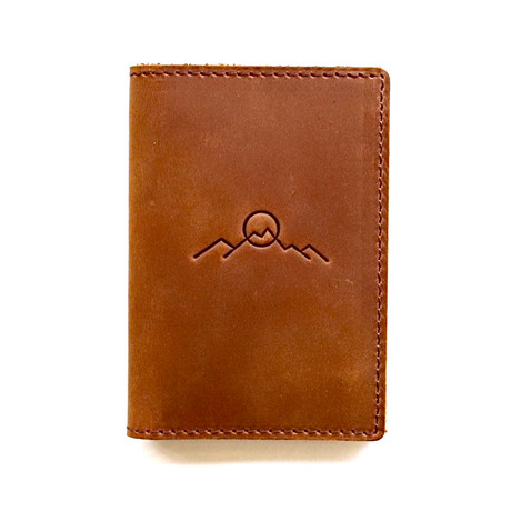 Whiskey Wallet // Summit Stamp (Coffee)