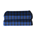 Original Stretch Blanket // Blue Plaid
