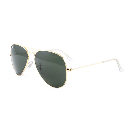 Ray Ban // Unisex // RB3025 Aviator Large Color L0205 - 58mm Sunglasses // Gold