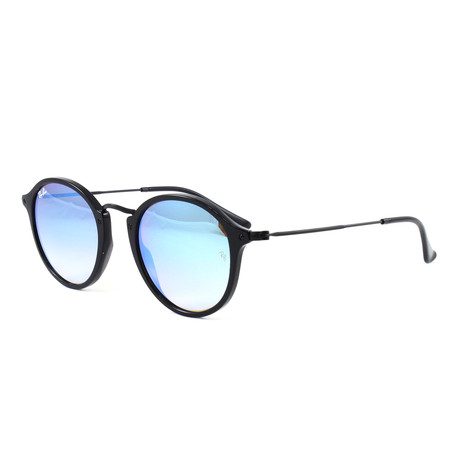 Men's RB2447 Round Classic Sunglasses // Shiny Black