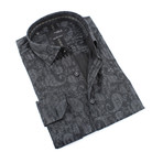 Cayden Button-Up Long Sleeve Shirt // Black (L)