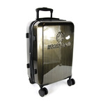 Classic Logo Wood Look Finish Carry-On Luggage // Bronze