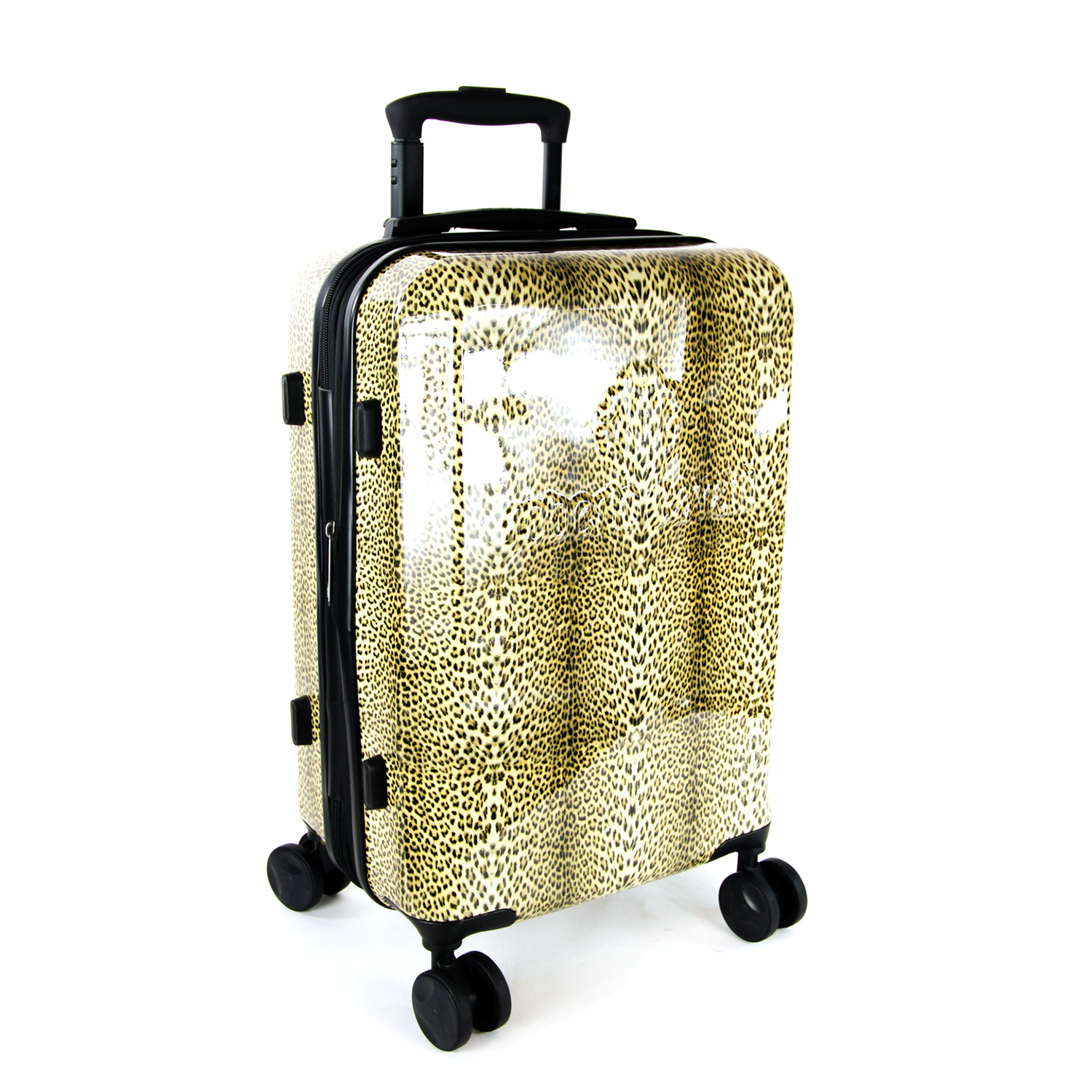 leopard print hand luggage