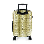 Classic Logo Leopard Print Carry-On Luggage // Cheetah