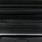 Carbon Fiber Print Carry-On Luggage // Gray