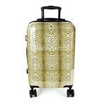 Classic Logo Leopard Print Carry-On Luggage // Cheetah