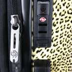 Classic Logo Leopard Print Carry-On Luggage // Cheetah