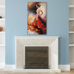 Flamenco // Mixed Media Iron Hand Painted Dimensional Wall Art