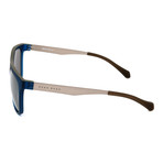 Men's 0868 Sunglasses // Dark Blue + Matte Ruthenium