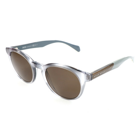 Men's 0912 Polarized Sunglasses // Horn + Crystal Gray