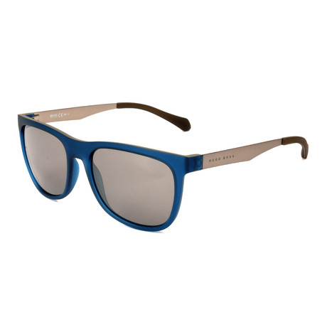 Men's 0868 Sunglasses // Dark Blue + Matte Ruthenium