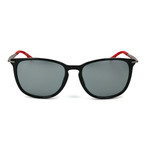 Men's 0949 Sunglasses // Shiny Black + Red