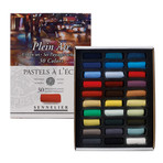 Soft Pastel Half Stick Cardboard + Sable Brush Set // Urban Landscape Colors