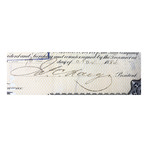 1884 American Express Company Stock Certificate Signed by President James C. Fargo (Signature Certified)