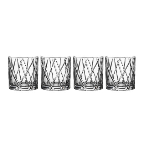 City Double Old Fashioned // Set of 4