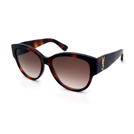 Women's SLM3-005-55 Sunglasses // Havana + Brown Gradient