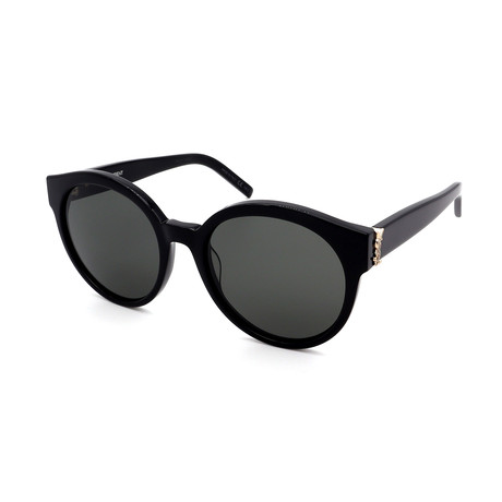 Unisex SLM31-003-54 Round Sunglasses // Black