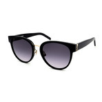 Women's SLM38-K-002-55 Sunglasses // Black + Gray Gradient