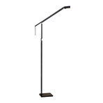 Lazzaro LED Floor Lamp (Black + Copper)