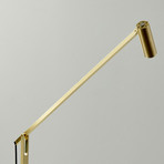 Crane LED Desk Lamp (Brushed Gold)